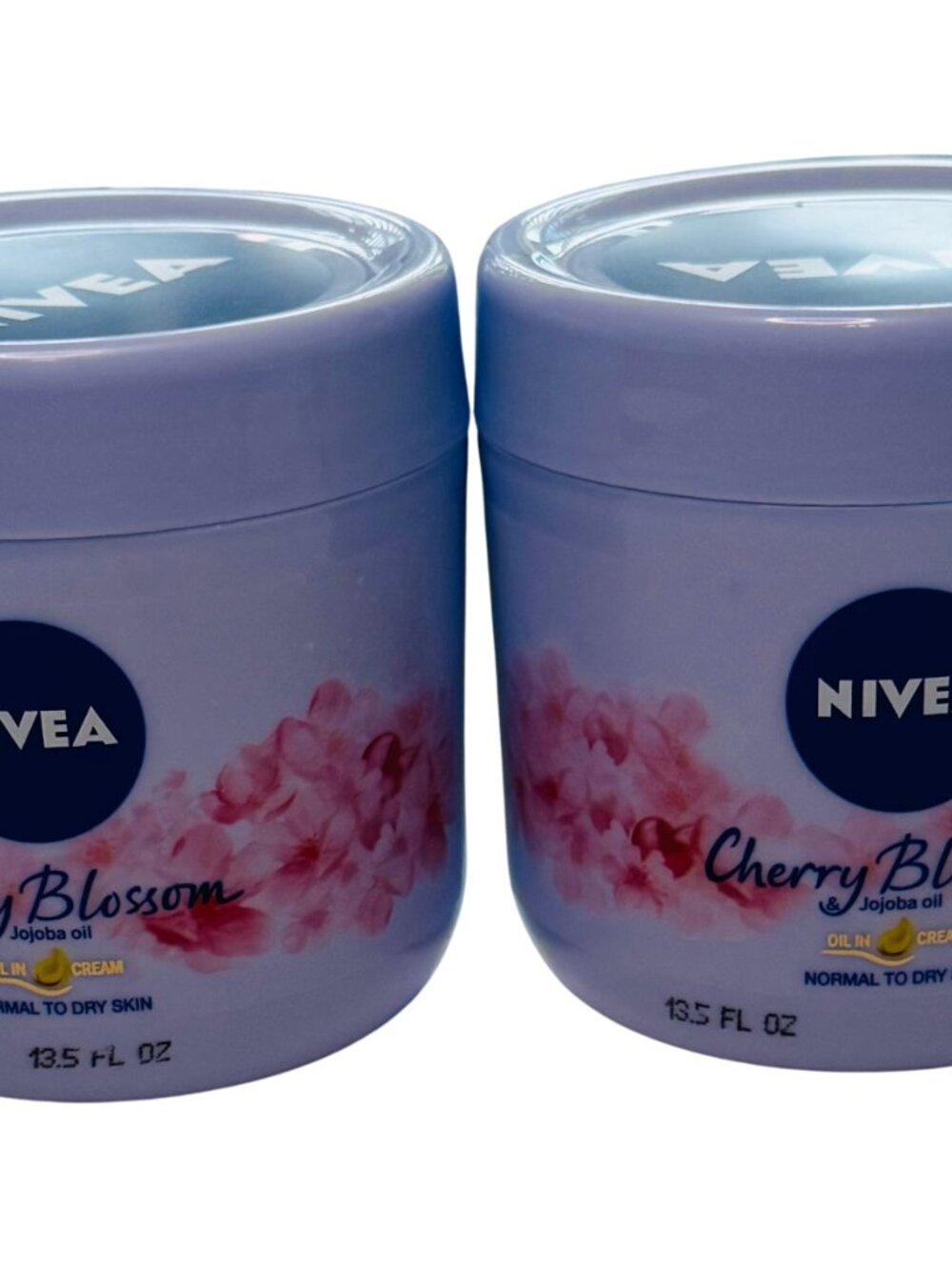 2 NIVEA Cherry Blossom Jojoba Oil in Lotion Body Lotion 13.5 oz 400ml Each